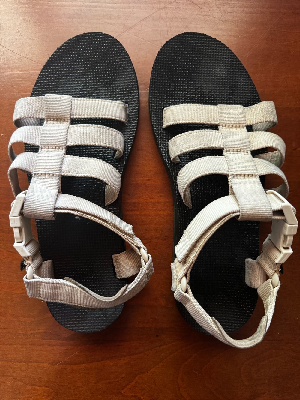 Women’s Teva’s with Light Beige Straps